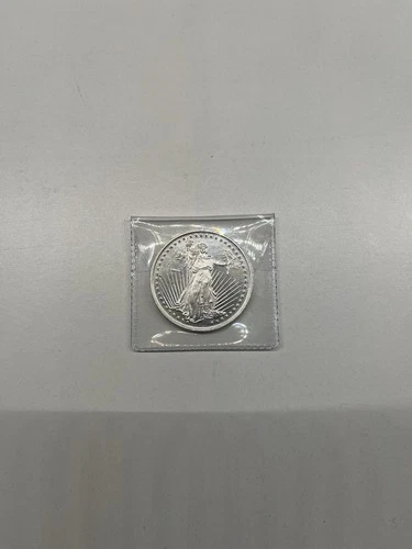 Walking Liberty 1 oz .999 Fine Silver Round  BU.