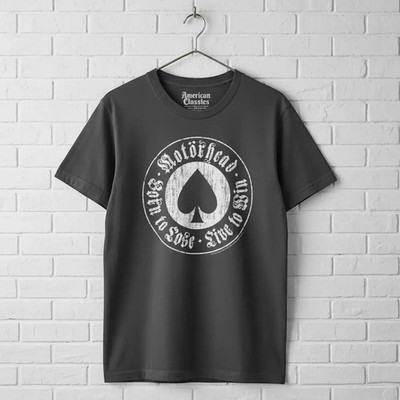 Motorhead Born to Lose Live to Win Men's T Shirt Ace of Spades Heavy Metal Rock