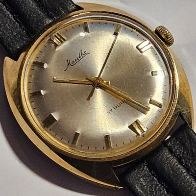 Herrenuhr ''MAUTHE'' Original 1950 German Vintage Cal.M 612/1 17Js Manufaktur