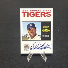 2001 Topps Archives Baseball Willie Horton AUTO TIGERS