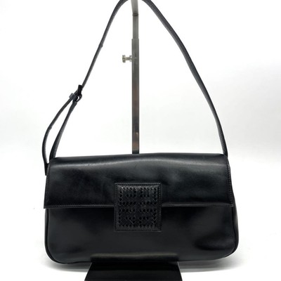 Authentic Givenchy One Shoulder Bag Mini 4G Logo Shoulder Leather Black