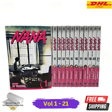 NANA Manga Complete Set Full/Loose Volume 1-21 English Version Comic Book Series