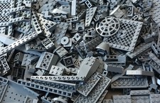 LEGO Vrac 250g gris foncé Lego Briques Construction jeu collectio
