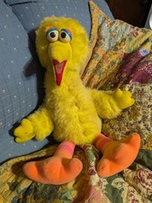 Vintage 1986 Talking Big Bird 23" Plush Doll Sesame Street Sometimes Don't Work