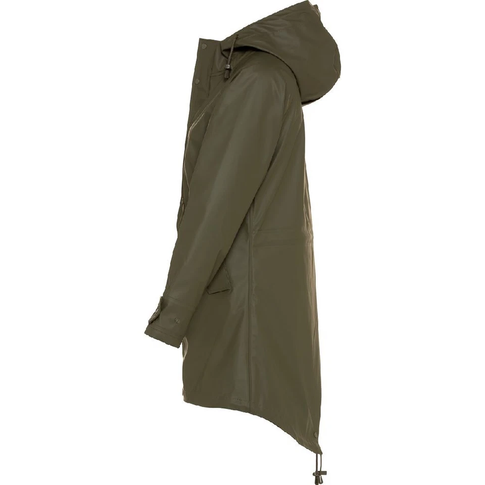 BMS Hafencity Coat -Softskin Oliv - Bild 3 von 4