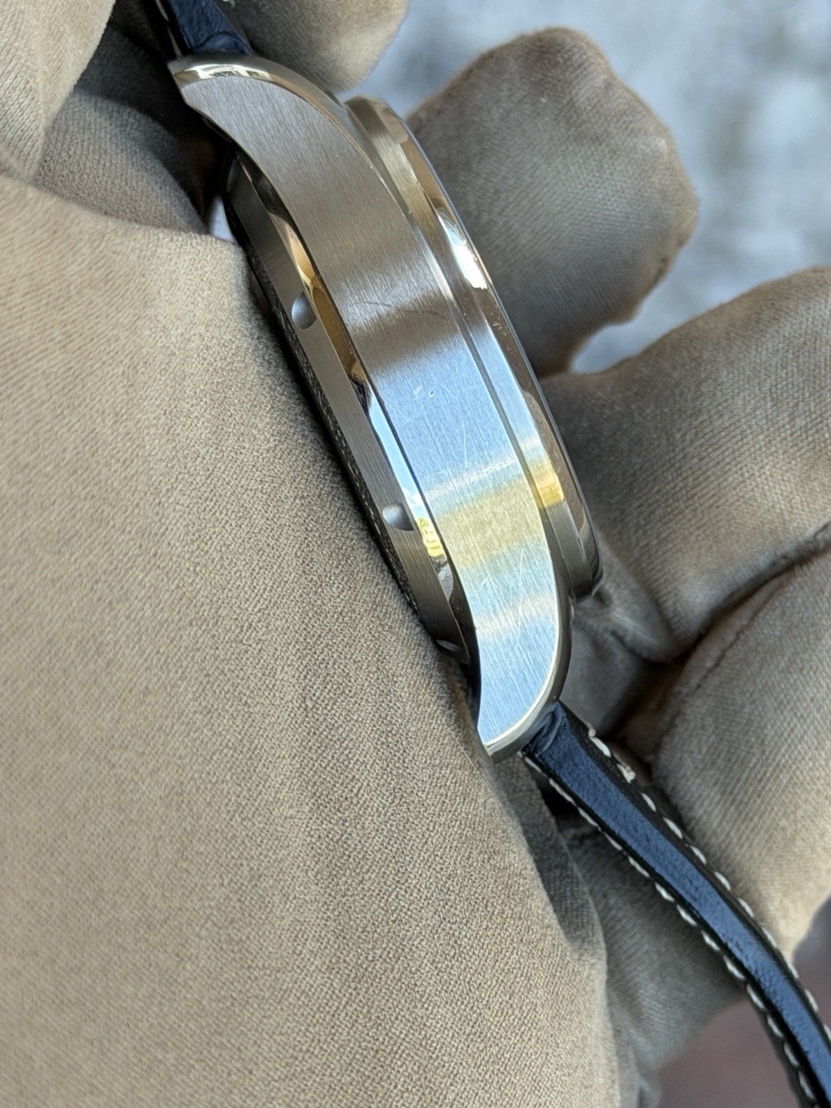 IWC Pilot automatic Chronograph Blue leather 41mm… - image 3