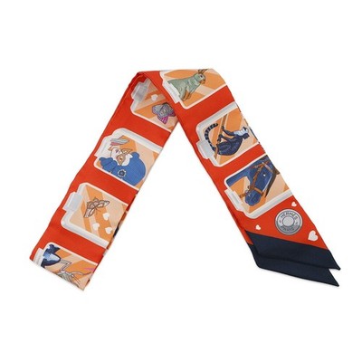 Hermes Scarf Twilly Hermes Story HERMES STORY HERMES Silk Twill 2023 Autumn Wint
