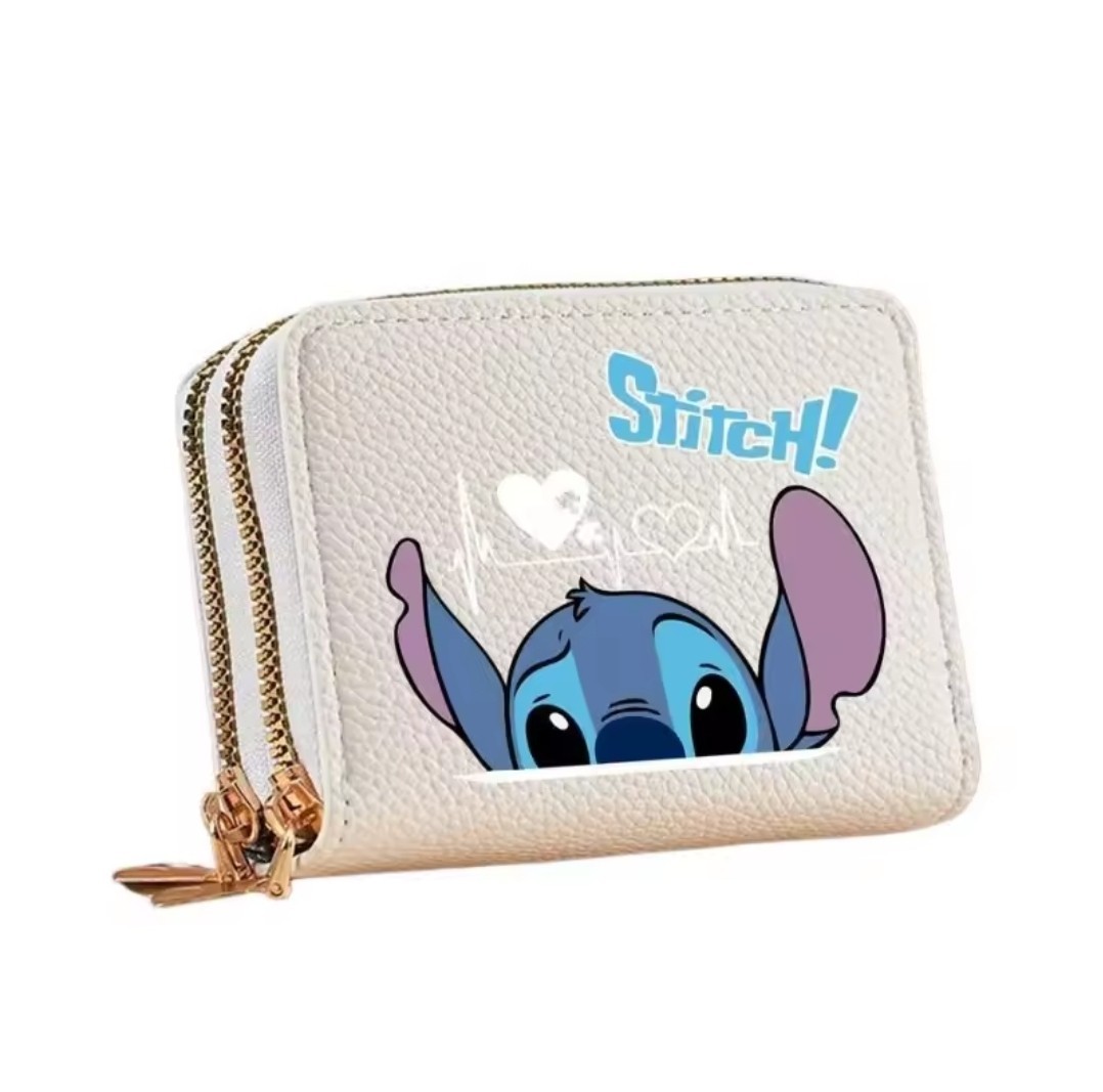 Carteras Disney para Mujer Puntada Niñas Niños Cartera con Ranuras para Tarjetas y Monedero