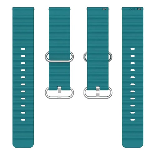 20 MM & 22 MM Replacement Ocean Band Silicone Smart Watch Strap for Men & Women - Picture 35 of 43