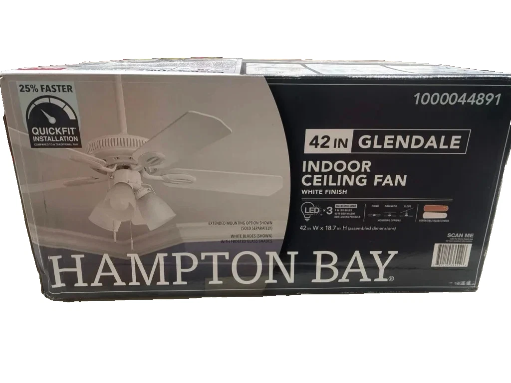 25+ Hampton Bay Ceiling Fans 42 in Fan Width for sale | Updated