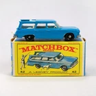 Vintage Matchbox Diecast Toy Car No. 42 Studebaker Lark Wagonaire with Box