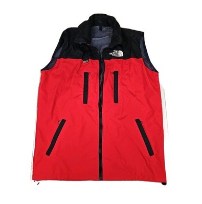 Vintage The North Face Gore-Tex Vest Red Black Mens Size XL 