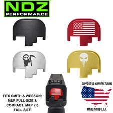 NDZ Smith & Wesson M&P, M2.0 Full & Compact Slide Back Plate Aluminum, USA