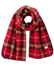 Winter Women's Long Plaid Scarf, Warm Oversized and Fashion Plaid Wraps Black