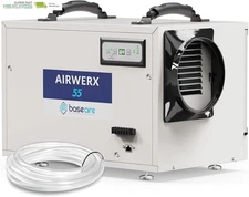 113 Pints Commercial Dehumidifiers with Drain Hose for Whole House Basement, Ind