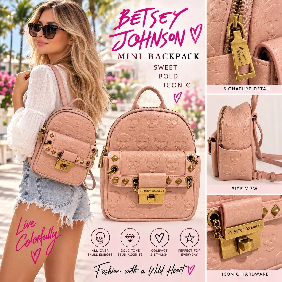 Betsey Johnson Women's Backpacks for sale - eBay