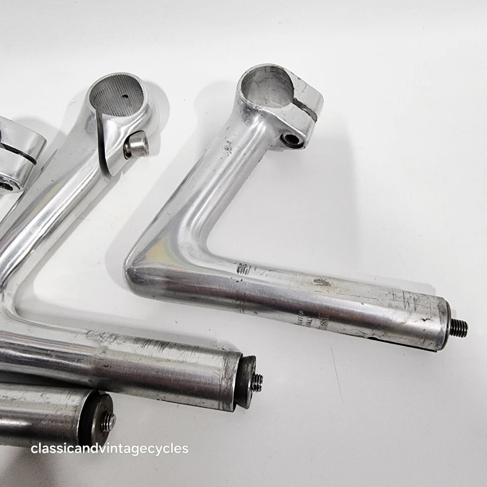 Job Lot Cinelli 1A XA Record 1” Inch Quill Stems 110mm to 135mm Black/Silver - Image 2 of 4