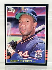 1985 Donruss KIRBY PUCKETT Rookie Card RC #438 Minnesota Twins HOF Mint. rookie card picture