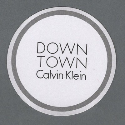 Werbekarte - Advertising Card - Down Town von Calvin Klein