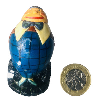 Schachfigur Turm Figur Alice im Wunderland Tweedle Dum Dee Vintage ra