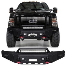 Front Bumper For 2008-2010 Ford F250 F350 Super Duty Wwinch Plateled Lights Front Bumper For 2008-2010 Ford F250 F350 Super Duty Wwinch Plateled Lights