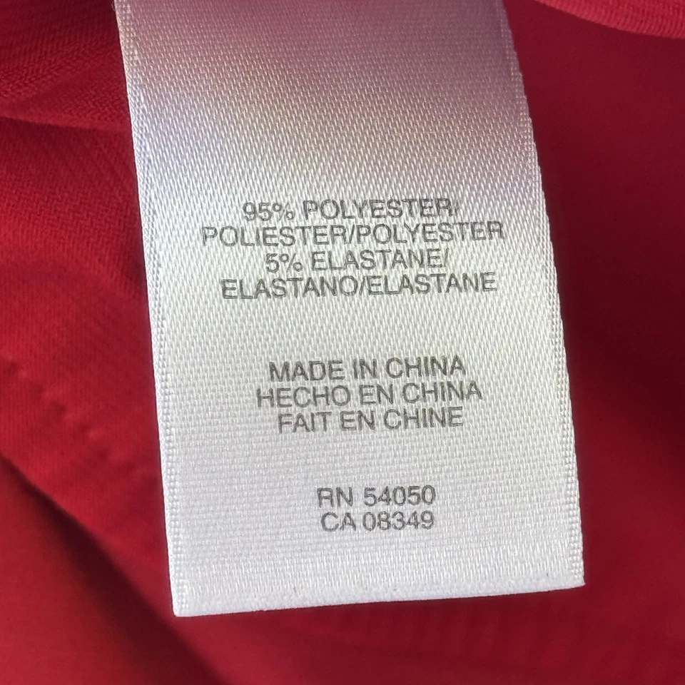 Anne Klein Plus Size Women's Red Long Sleeve Sheath Dress 22W Holidays - Image 4 of 4