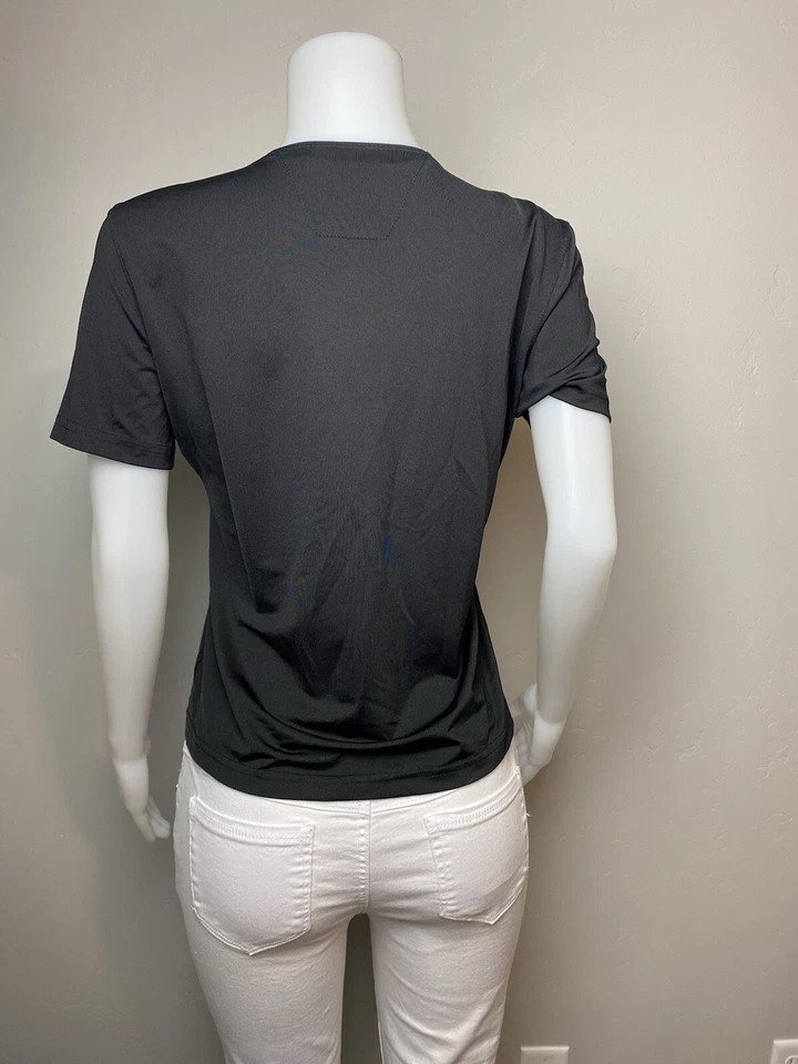 Blusa F. Harley Davidson Top XL Embellecida Multicolor Manga Corta Cuello Redondo Foto 4 de 4