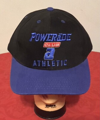 VTG 1990s Powerade Club Embroidered Snapback Hat Block Athletic Baseball Cap USA