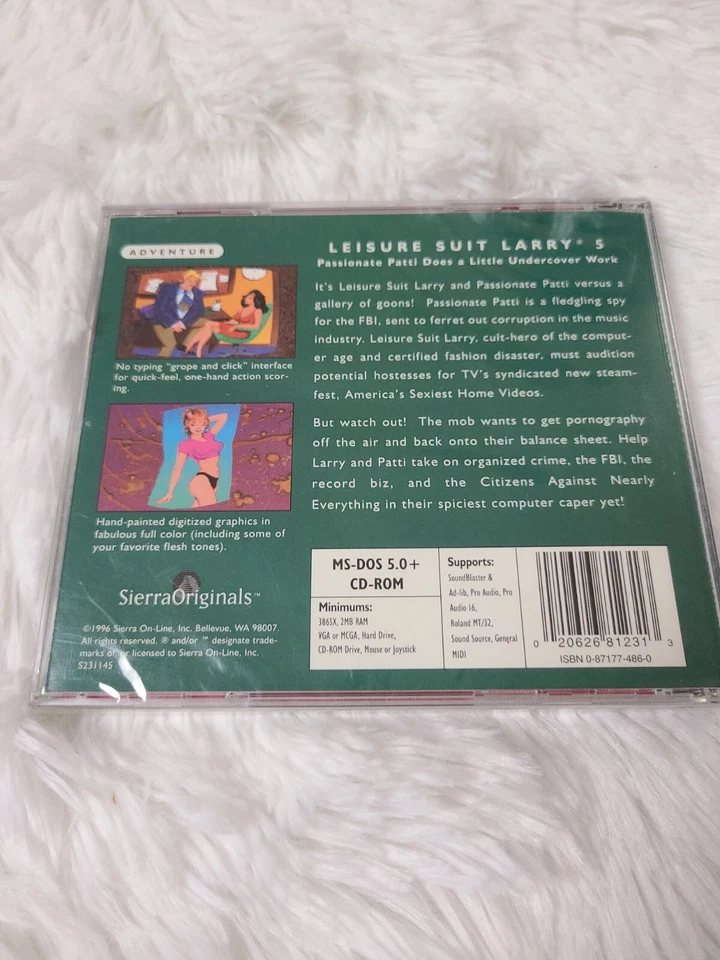Leisure Suit Larry 5 Passionate Patti Does Little Undercover Work Sealed NEW - Image 2 of 3