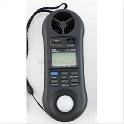 Lutron LM8000 Anemometer/Light Meter/Hygrometer/Thermometer 4 In 1 Profession ei