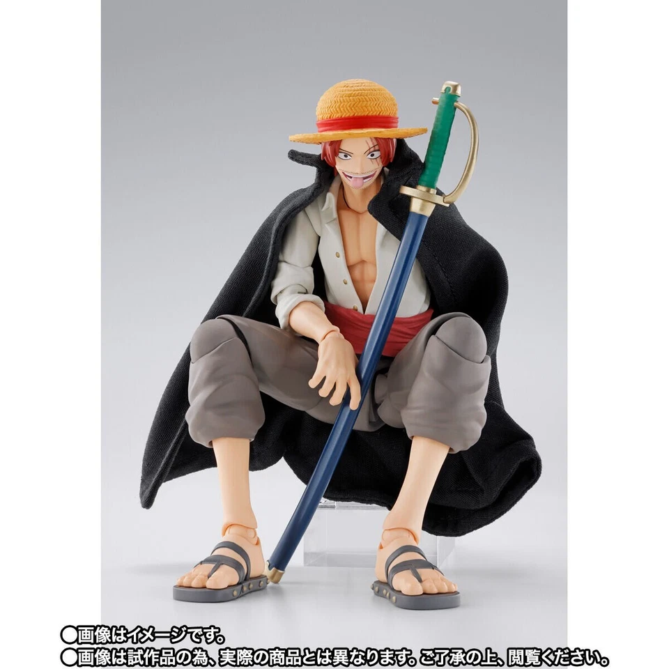 NEW Bandai S.H.Figuarts One Piece Shanks & Monkey D. Luffy Childhood Figure - Изображение 4 из 4