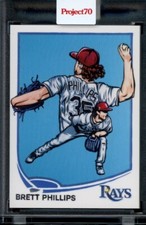 2021 Topps Project 70 Card #383 Brett Phillips 1974 by Blake Jamieson