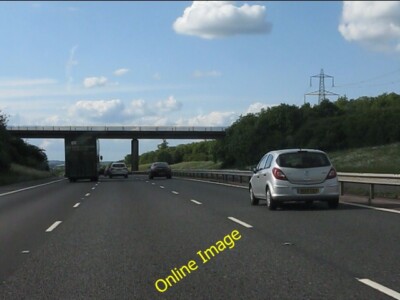 Photo 6x4 M40 motorway - Brill Road bridge Boarstall  c2012