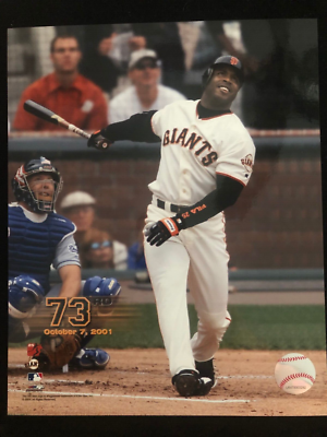 NEW Barry Bonds 73rd Home Run 8x10 Color Photo San Francisco