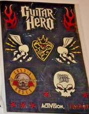 Nintendo Wii Playstation 2 3 Guitar Hero Guns n Roses PS2 PS3 Stickers Decals bl