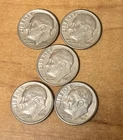 1985-D , 1986-D ,1987-D ,1988-D ,1989-D  Roosevelt Dimes