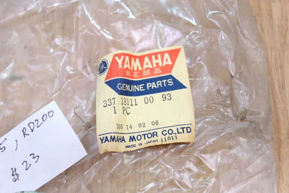 1974-1976 YAMAHA RD200 Rear Brake Pedal NOS OEM - Imagem 2 de 4