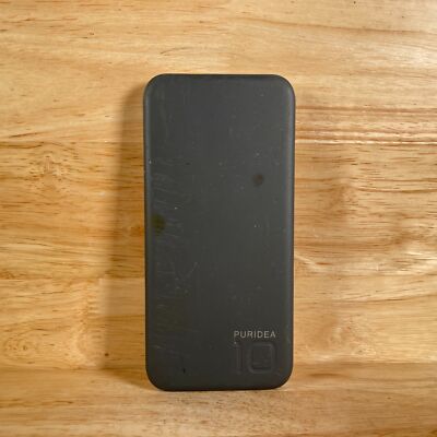 PURIDEA S2 White/Black Portable 10000mAh Mobile Power Bank for iPhone8 & Samsung