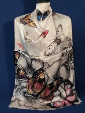 Sciarpa Lunga In Chiffon Da Donna In 8 Colori Con Stampa - Foto 6