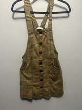 Urban Outfitters Plaid Overall Dress