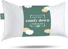 ComfyDown 95% Feather 5% Down, 12 X 28 Rectangle 1 Count (Pack of 1), White 