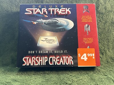 Star Trek: Starship Creator Deluxe (Windows/Mac, 1999) for sale