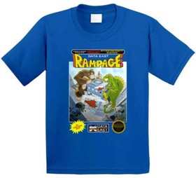 Rampage Nes Video Game Cover T Shirt