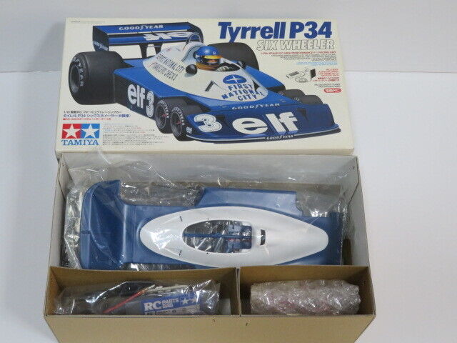 TAMIYA 1/10 RC Tyrrell P34 Six Wheeler Assembly Model Kit TAMIYA 1/10 RC Tyrrell P34 Six Wheeler Assembly Model Kit