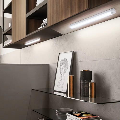 10-50cm LED Motion Sensor Under Cabinet Light USB Type-C for Closet Wardrobe - Picture 8 of 13