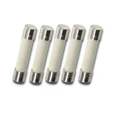 Witonics Pack of 5, 3AB4A250V, F4A250V, F4A 250V, Cartridge Ceramic Fuse 6X30mm
