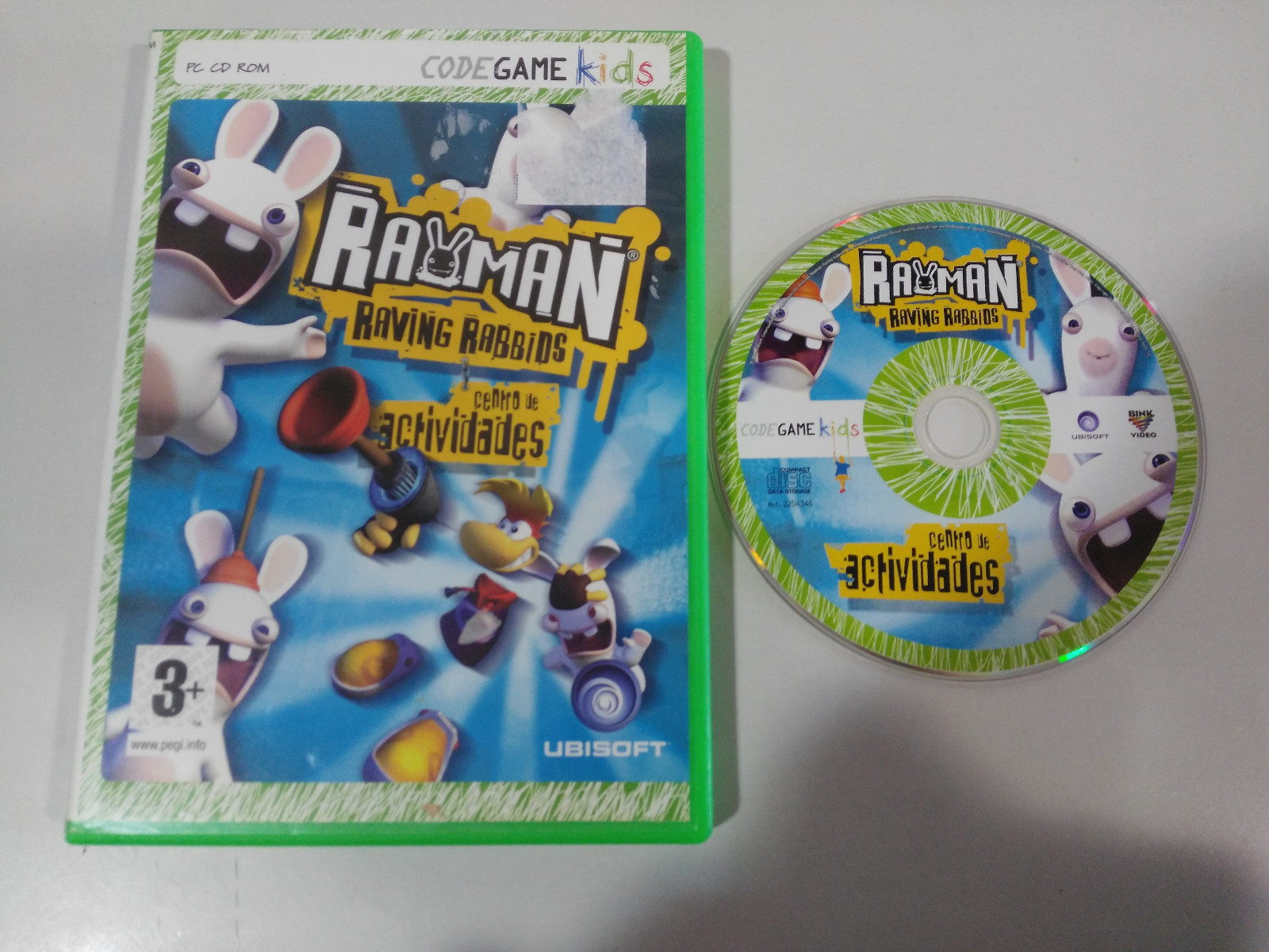 RAYMAN RAVING RABBIDS CENTRO ACTIVIDADES UBISOFT JUEGO PC CD-ROM EDIC ...