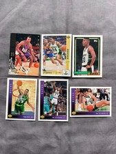 6 Milwaukee Bucks 90s Trading Cards Bundle Lot NBA Basktetball Used Common
