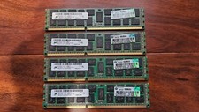 Lot of 4 Micron MT36KSF1G72PZ-1G4M1HF 8GB 2RX4 PC3L-10600R Server Memory RAM