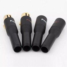4PCS Gold Plated Balance XLR Plug Male Female Connector for Audio Cables